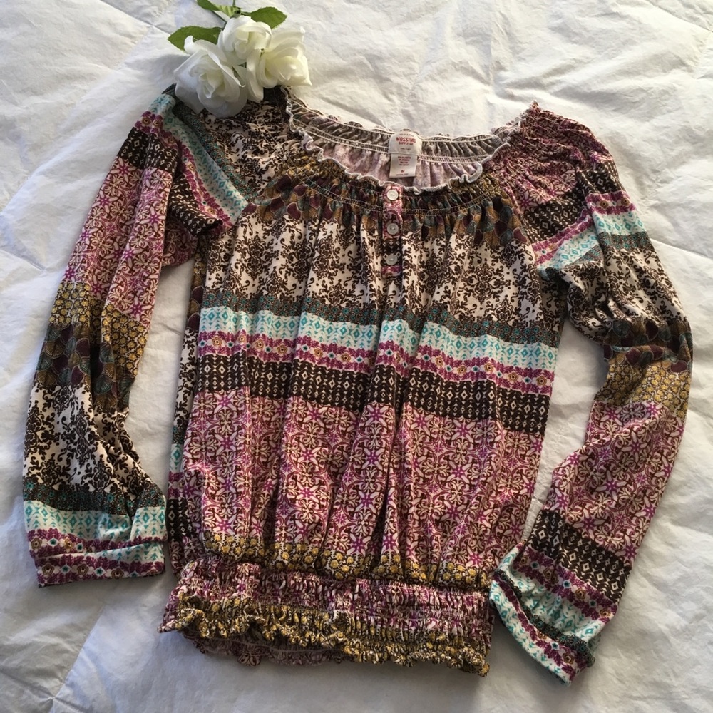 Mossimo Long sleeved printed shirt